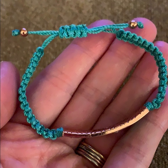House of Harlow adjustable bracelet-Turquoise Rose - Picture 2 of 5